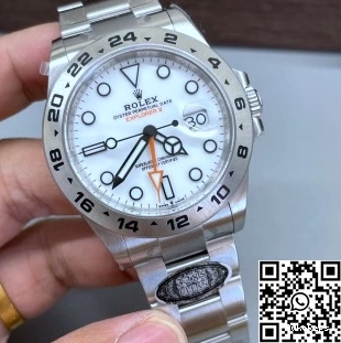 Steel Explorer M226570-0001 Factory Clean Dial White Stainless Rolex 0728